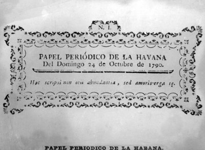 The First Printed Newspaper by Unbekannt