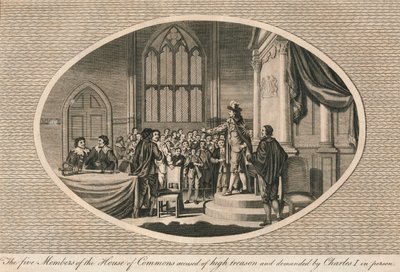 The Five Members of the House of Commons Accused of High Treason, 1642 by Unbekannt