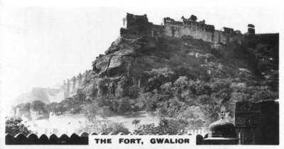 The fort, Gwalior, Madhya Pradesh, India by Unbekannt