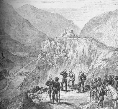 The Fort of Ali Masjid in the Khyber Pass by Unbekannt