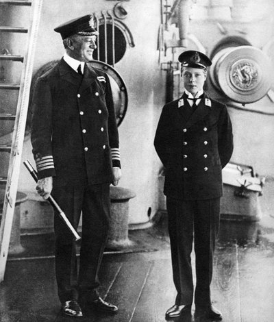 The Future King Edward VIII as a Midshipman in HMS Hindustan by Unbekannt