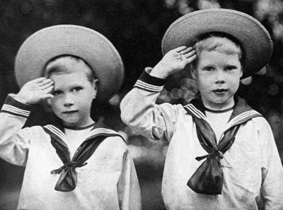 The Future King Edward VIII and the Duke of York by Unbekannt