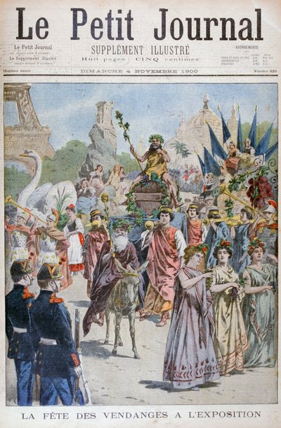 The Grape Harvest Festival, Universal Exhibition of 1900, Paris, 1900 by Unbekannt