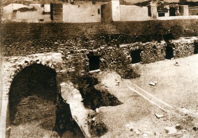 The great terrace on the criptoportico, Pompeii, Italy, c1900s by Unbekannt