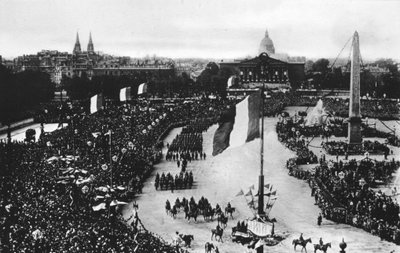 The great victory parade, Paris, France, 14 July 1919 by Unbekannt