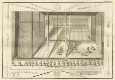 The Hall of Audience of the Dutch Ambassadors. From The History of Japan by Engelbert Kaempfer by Unbekannt