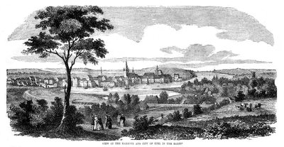 The Harbour and City of Kiel, Northern Germany, 1855 by Unbekannt