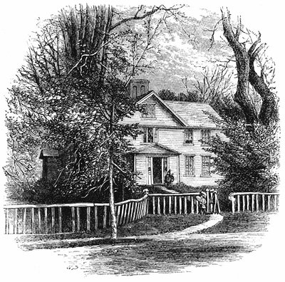 The Home of Amos Benson Alcott, Concord, Massachusetts by Unbekannt