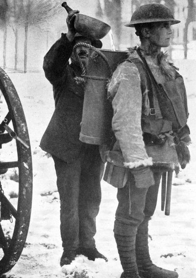 The Hot Soup Man at the Front, First World War, 1916, c1920 by Unbekannt