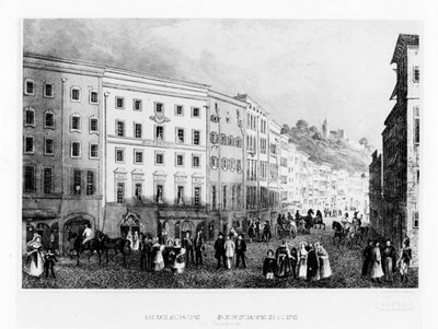 The house in Salzburg in which Mozart was born in 1791, mid 19th century by Unbekannt