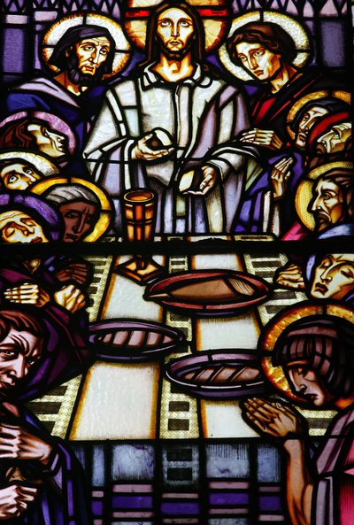 The Last Supper, Tabernacle, Colombiere Chapel, Paray le Monial, France by Unbekannt
