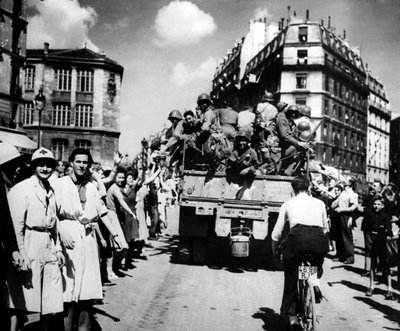 The liberation of Paris, August 1944 by Unbekannt