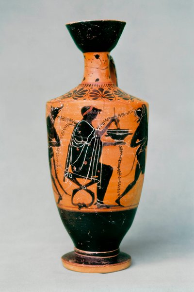 The Magician Circe on a Ceramic Vase by Unbekannt