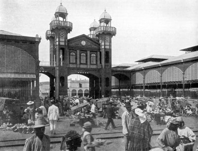 The Market Place, Port-au-Prince, Haiti, 1926 by Unbekannt