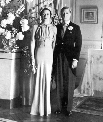 The marriage of the Duke of Windsor and Wallis Simpson, 1937 by Unbekannt