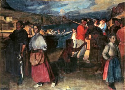 The Merchant of Sardines by Unbekannt