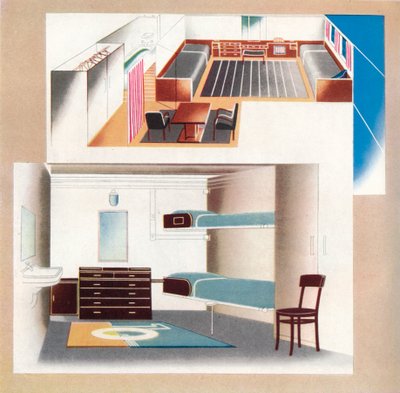 The New Orient Liner Contributes Toward a New Standard of Decoration, 1935 by Unbekannt