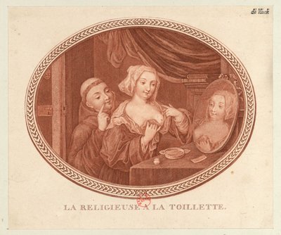 The Nun at the Toilet by Unbekannt