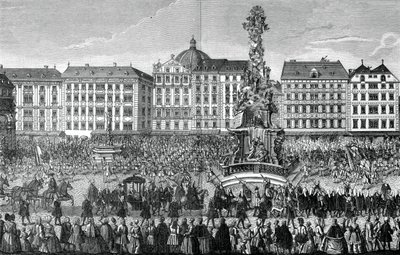 The Oath of Fealty to Maria Theresa as Archduchess of Austria, 22 November 1740 by Unbekannt