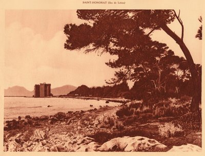 The old Monastery, Saint-Honorat by Unbekannt