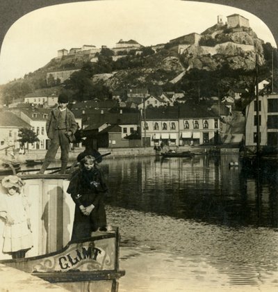 The old fortress of Fredrikshald, Norway, c. 1905 by Unbekannt