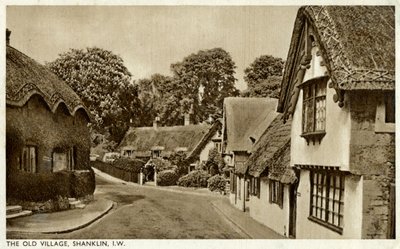 The old village, Shanklin, Isle of Wight by Unbekannt