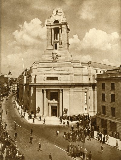 The Opening of the Masonic Peace Memorial, Great Queen Street, London, 19 July 1933 by Unbekannt