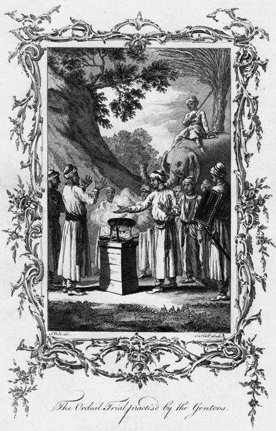 The Ordeal Trial Practised by the Gentoos by Unbekannt