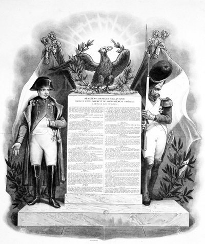 The organisation of the imperial government, 18 May, 1804 by Unbekannt