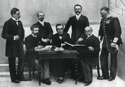 The Organisers of the Athens Olympics by Unbekannt