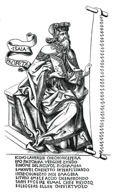 The Prophet Isaiah with the Instrument of His Martyrdom by Unbekannt