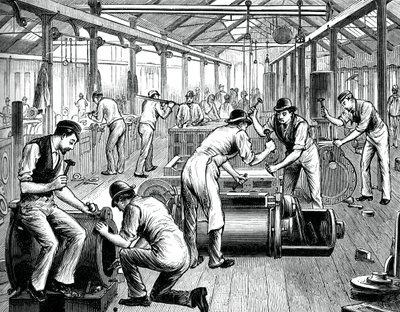 The pump shop in a Cornwall works by Unbekannt