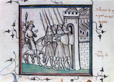 The Return of Charles VI of France After the Battle of Rosbecque by Unbekannt