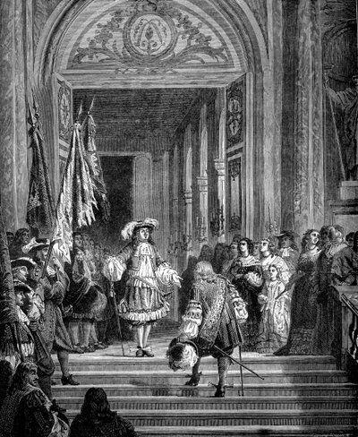 The Return of the Grand Conde to Versailles by Unbekannt
