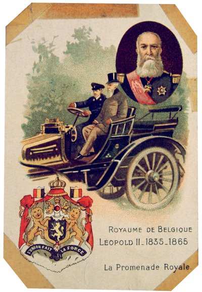 The royal drive of Leopold II, King of the Belgians, c1900s by Unbekannt