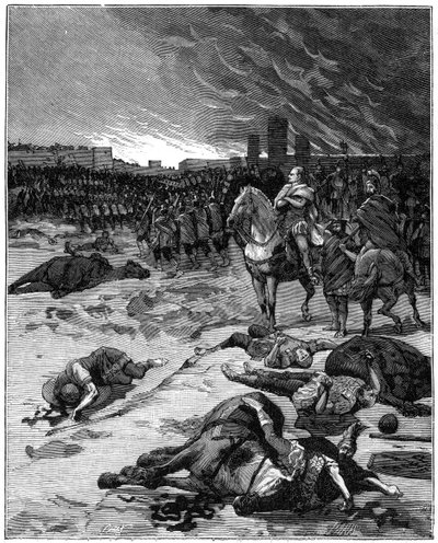 The Sack of Rome by the Vandals, 455 1882-1884 by Unbekannt