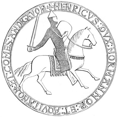 The Seal of King Henry II of England by Unbekannt