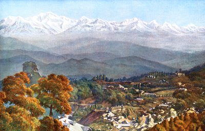 The Snows from Jalapahar, Darjeeling, India by Unbekannt