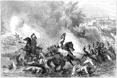 The sortie of the garrison of Jalalabad, Afghanistan, 1842 by Unbekannt