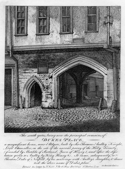 The South Gates, Dukes Place, Near Aldgate, London by Unbekannt