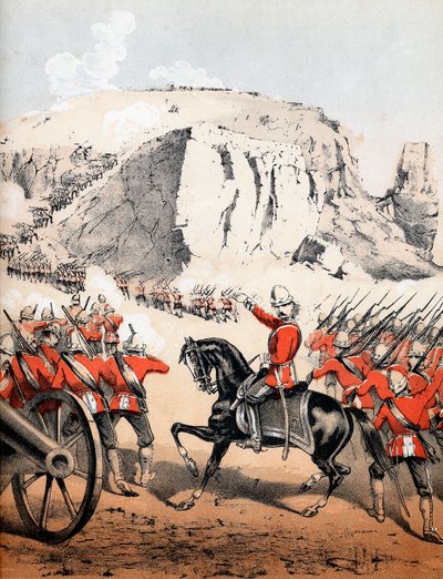 The Storming of Magdala, Ethiopia, 13 April 1868 by Unbekannt
