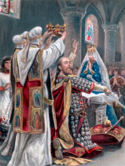 The Taking of the Oath by Edward the Confessor, Winchester, 1042 by Unbekannt