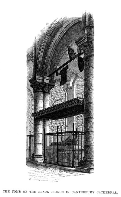 The tomb of Edward, the Black Prince, Canterbury Cathedral by Unbekannt
