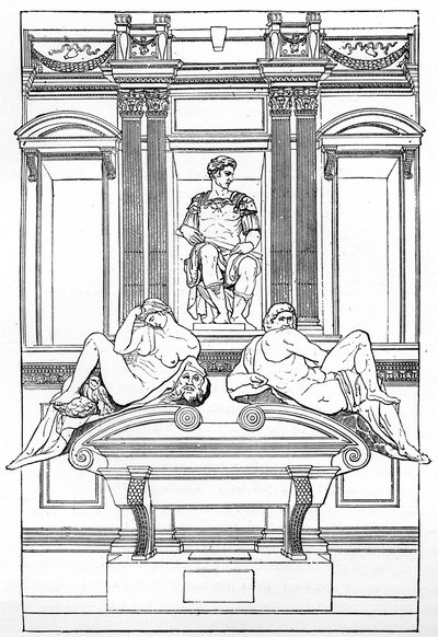 The Tomb of Julian de Medici in the New Vestry of San Lorenzo Basilica, Florence by Unbekannt