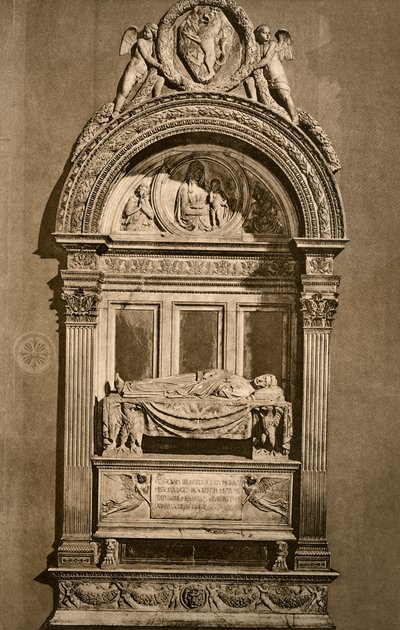 The Tomb of Leonardo Bruni, Basilica of Santa Croce, Florence by Unbekannt