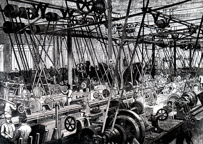 The Tool and Lathe Shop of the Robert Stephenson and Company by Unbekannt