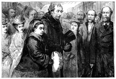 The Visit of Queen Victoria to Hughenden Manor, High Wycombe by Unbekannt