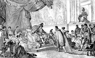 The wedding of Jerome Bonaparte, 22nd August 1807 by Unbekannt