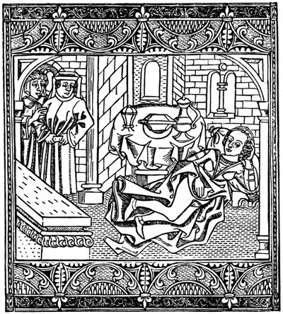 The wife of Xanthus asleep, 1485 1964 by Unbekannt