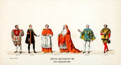 Theatre costume designs for Shakespeare